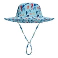 thumbnail image 1 of Boys Girls Bucket Hat 3-6 Years Outdoor Sun Hat For Toddler Baby Kids Fishing Hat UPF 50+ Breathable Sun Hat Beach Hat Summer Cap Swim Fishing Safari, 1 of 5