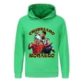 thumbnail image 1 of Boys Girls CR7 Cristiano Ronaldo Football Star Cartoon Graphic Printed Costume Hoodies Sweatshirt Hooded Tracksuit Long Sleeve Pullover Jogging Hoody Casual Sweater Outerwear Clothes Kid Gift 4-13, 1 of 2