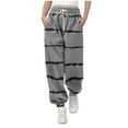 thumbnail image 1 of Boys Girls Camo Pants Kids Pull On Drawstring Youth Camouflage Cargo Joggers Gray 9-10 Years, 1 of 6