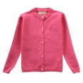 thumbnail image 1 of Boys Girls Candy Color Knitted Cardigan Sweater Kids Summer Spring Autumn Winter Cotton Outer wear, 1 of 9