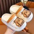thumbnail image 1 of Boys Girls Children'S Clogs Capybara Cartoon Cute Garden Shoes Sandals Slippers Breathable Beach Shoes (3Y 9Y) White US SIZE:13, 1 of 3