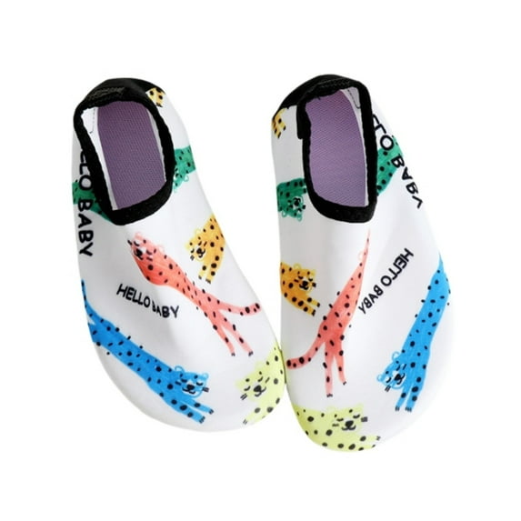 Boys Girls Children Water Shoes Fast Drying Water Leather Barefoot Swimming Water Shoes For Kids,Toddler Baby Size 2-2.5T,White