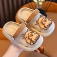 thumbnail image 1 of Boys Girls Children's Flip Flops Breathable Beach Shoes Casual Boys Sandals Khaki 20, 1 of 3