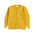 thumbnail image 1 of Boys Girls Childrens School Sweatshirt Sweater Jumper Top Button Down Crew Neck, 1 of 5