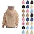 thumbnail image 1 of Boys Girls Christian Hoodies Bible Verse Long Sleeve Graphic Hooded Sweatshirt with Pockets Kids Pullover Tops, 1 of 1