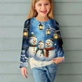thumbnail image 1 of Boys and Girls Christmas Shirts Christmas Shirt for Girls Boy Christmas Tops Girls Long Sleeve Prints Shirts Christmas Crewnecks Tops Dressy Casual Blouses Clothes, 1 of 6