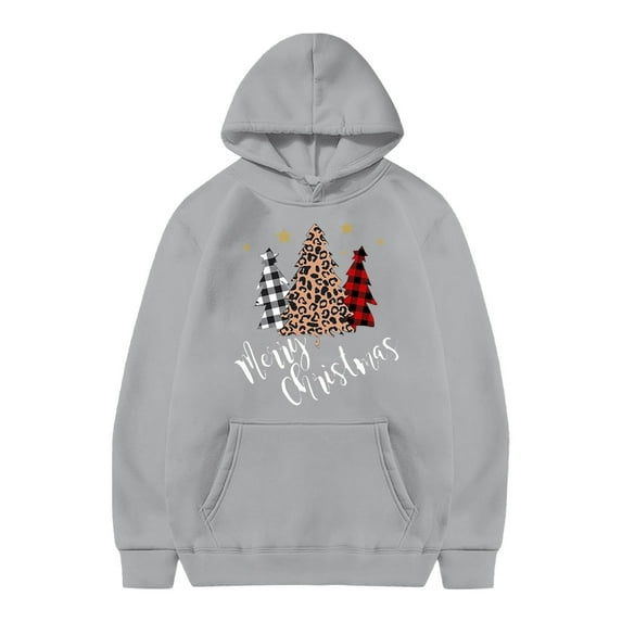 Boys Girls Christmas Snowflake Hoodie Winter Warm Pullover