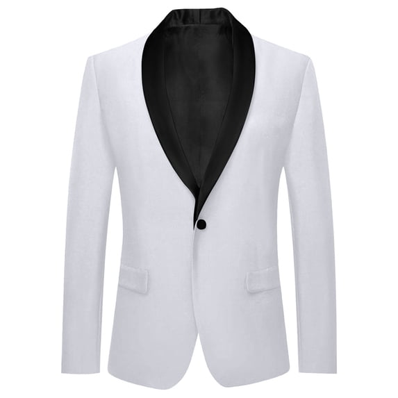 Boys Girls Classic Suit Jacket Lapel Coat Formal Business Outerwear Long Sleeve Button Down Blazer Style Jacket for Kids Wedding Party School Events