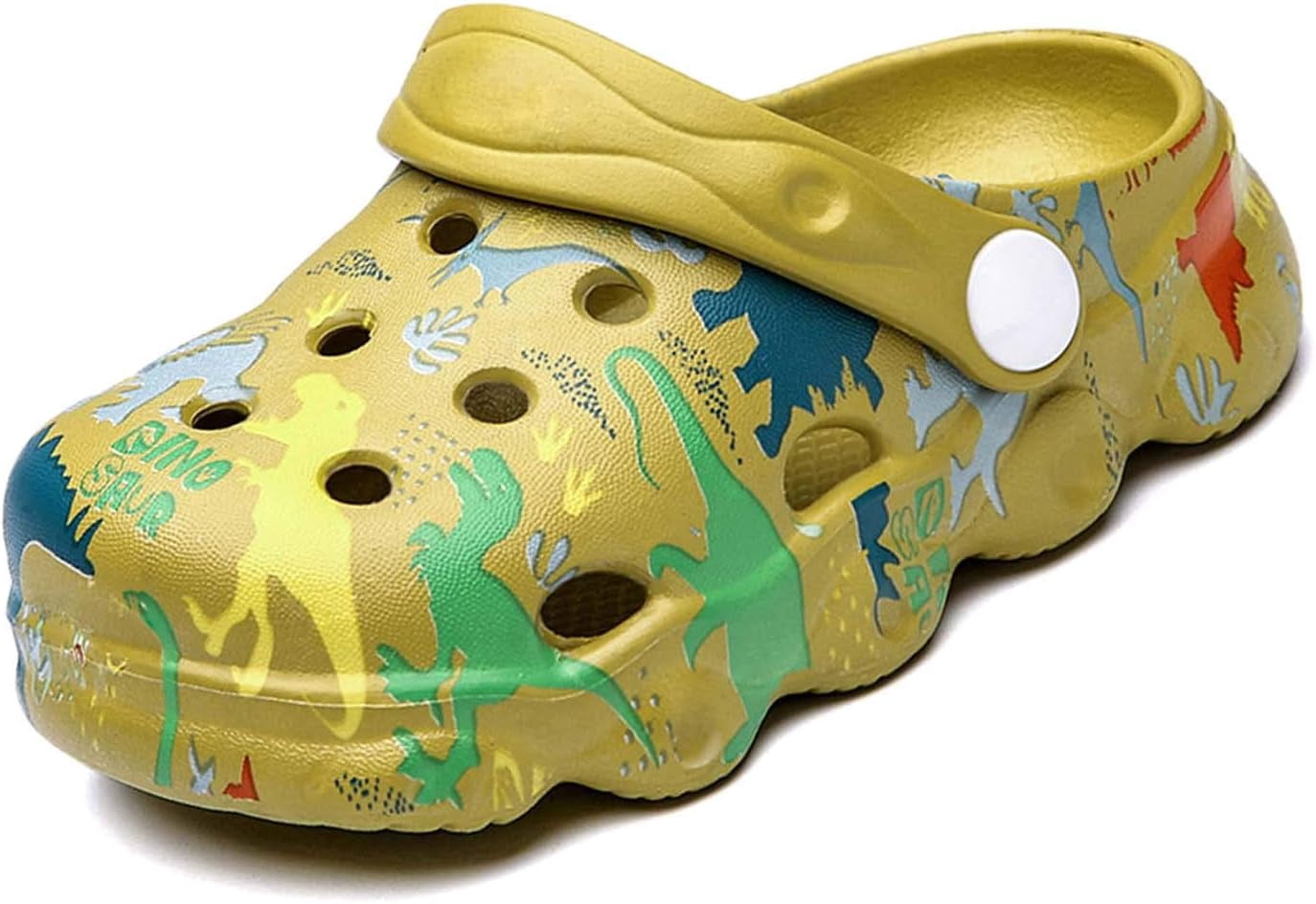 CROCS Kids Camo Sandals - Green and Yellow Crocs Toddler & Kids Baya Clog - Walmart.com main image 4