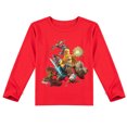 thumbnail image 1 of Boys & Girls Comfy The Legend of Zelda Long Sleeve T-shirt, Printed Cotton for Seasonal Fun, 1 of 2