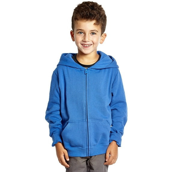 Boys Girls Cotton Hoodie Royal Blue 3 Years