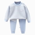thumbnail image 1 of Boys Girls Cotton Long Sleeve Pajamas Toddler 2 Pieces Pjs Kids Sleepwear Clothes Long sleeve Sets Leisure Homewear Gift,12-18 Months, 1 of 5