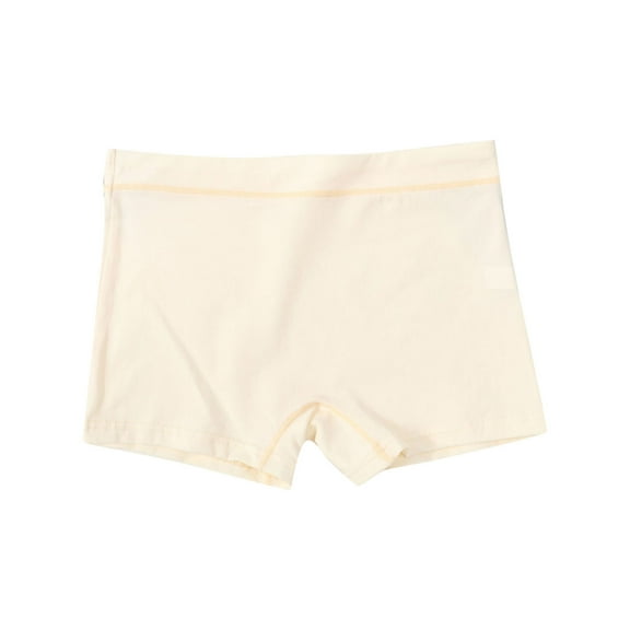 Boys Girls Cotton Underwear Toddler Kids Boxer Soft Comfortable Briefs Breathable Solid Color Panties for 6-13Years