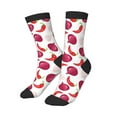 Boys Girls Crew Socks, Chili Pepper onion Print Breathable and
