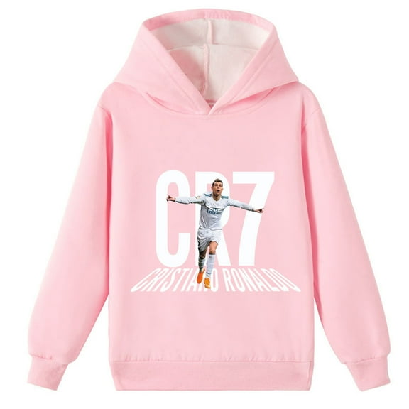 Boys Girls Cristiano Ronaldo Casual Winter Brushed Hooded Sweatshirts - Exclusive Designs for Young Fans