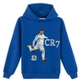 thumbnail image 1 of Boys Girls Cristiano Ronaldo Pullover Hooded Sweatshirt-CR7 Long Sleeve Graphic Hoodies Tops for 8-16 Years, 1 of 2