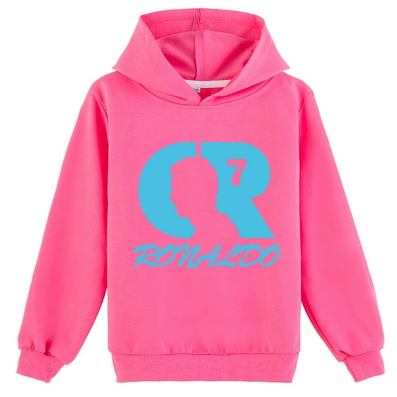 Boys Girls Cristiano Ronaldo Sweatshirt Hooded Pullover Spring Autumn Kids Wear