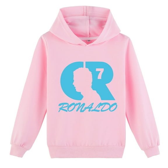 Boys Girls Cristiano Ronaldo Sweatshirt Hooded Pullover Spring Autumn Kids Wear