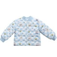 thumbnail image 1 of Boys Girls Down Jacket Unisex 1-8Years Long Sleeve Printed Padded Jacket Windproof Winter Casual Warm Outdoor Sport Coat Outerwear, 1 of 3