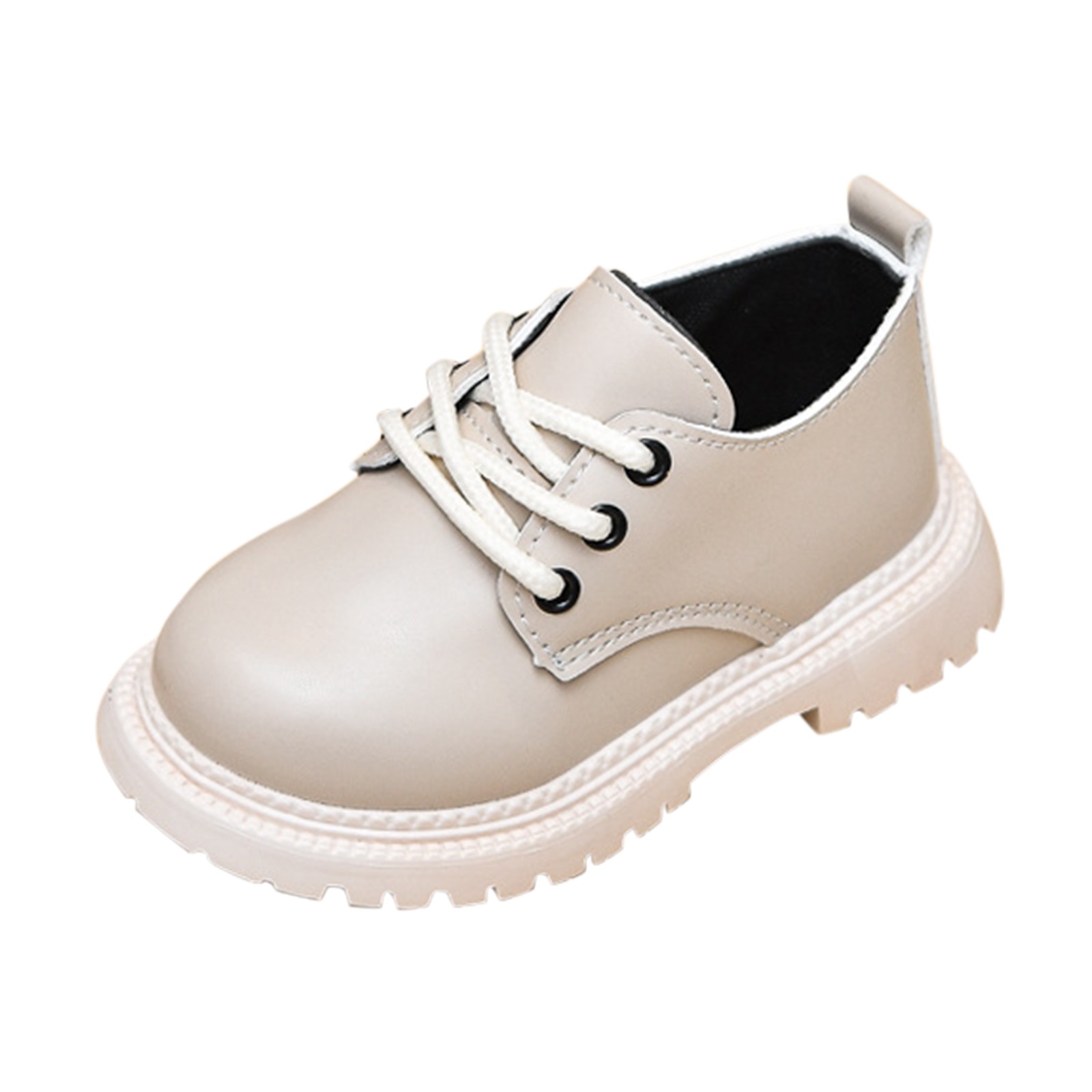 Boys Girls Dress Shoes Hook And Loop Kids School Formal Casual For ...
