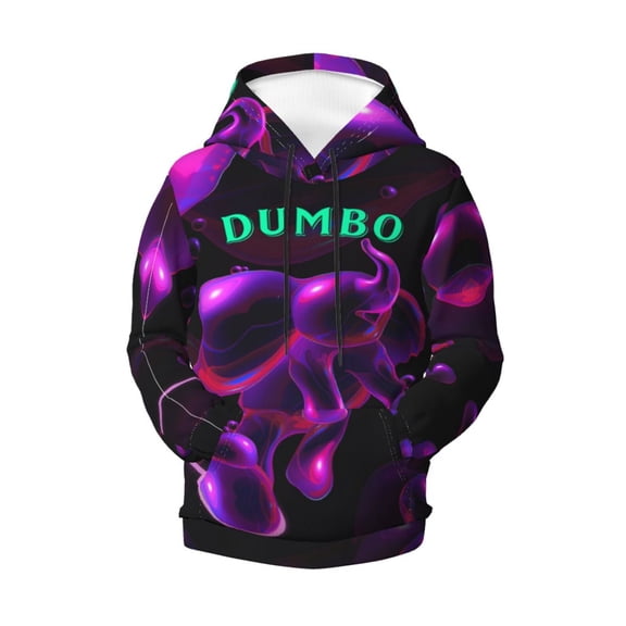 Boys Girls Dum-b Pullover Hoodies 3D Print Novelty Colorful Kids Hoodie Sweatshirts with Pocket