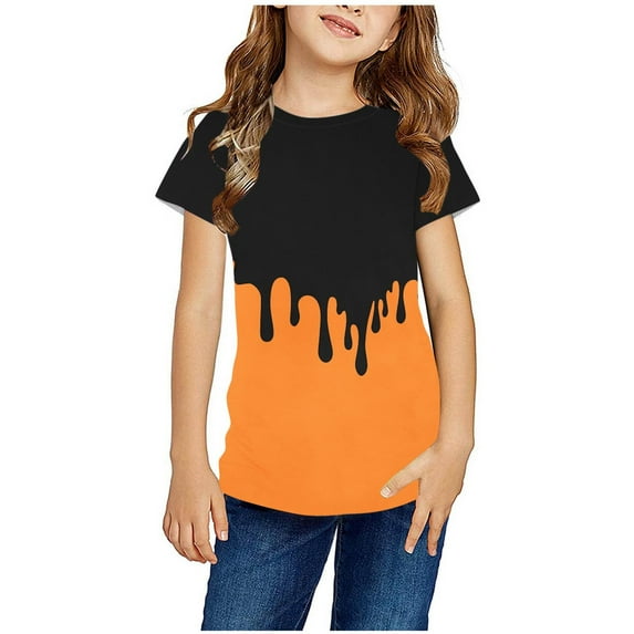 Boys Girls Easter Shirts Tshirt Short Sleeve Top Funny Graphic Tshirts 3-14 Years Beautiful Blouses And Tops Tunic Blouses For Work Poncho Tops