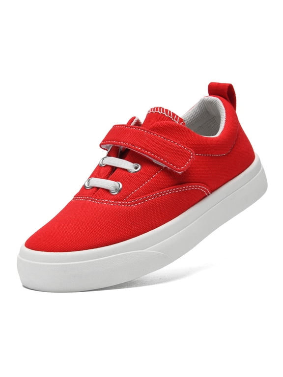 Boys Girls Fashion Sneakers Kids Low Top Canvas Shoes Breathable Daily Walking Running Sneakers Outdoor Tennis Shoes for Toddler Little Big Kids