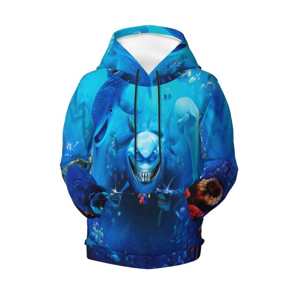 Boys Girls Finding Ne-m Pullover Hoodies 3D Print Novelty Colorful Kids Hoodie Sweatshirts with Pocket
