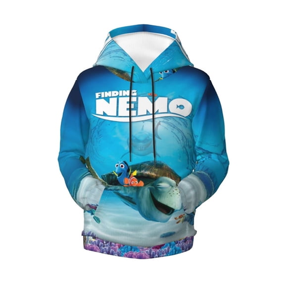 Boys Girls Finding Ne-m Pullover Hoodies 3D Print Novelty Colorful Kids Hoodie Sweatshirts with Pocket