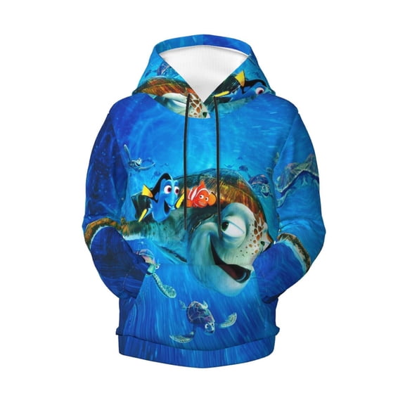 Boys Girls Finding Ne-m Pullover Hoodies 3D Print Novelty Colorful Kids Hoodie Sweatshirts with Pocket