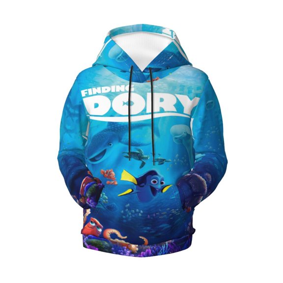 Boys Girls Finding Ne-m Pullover Hoodies 3D Print Novelty Colorful Kids Hoodie Sweatshirts with Pocket