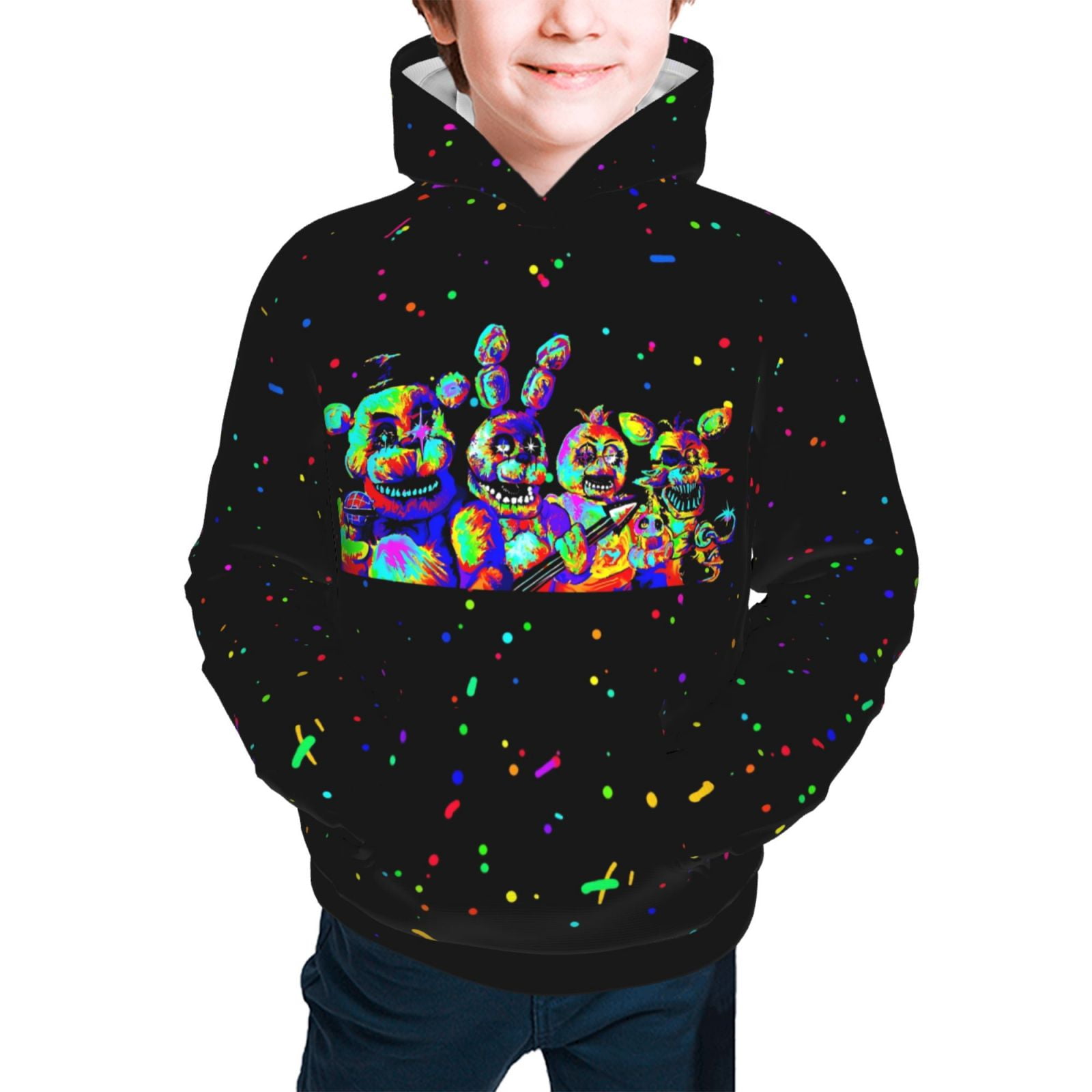 Boys Girls Five Nights at Freddy's Hoodies Novelty Hooded Sweatshirts