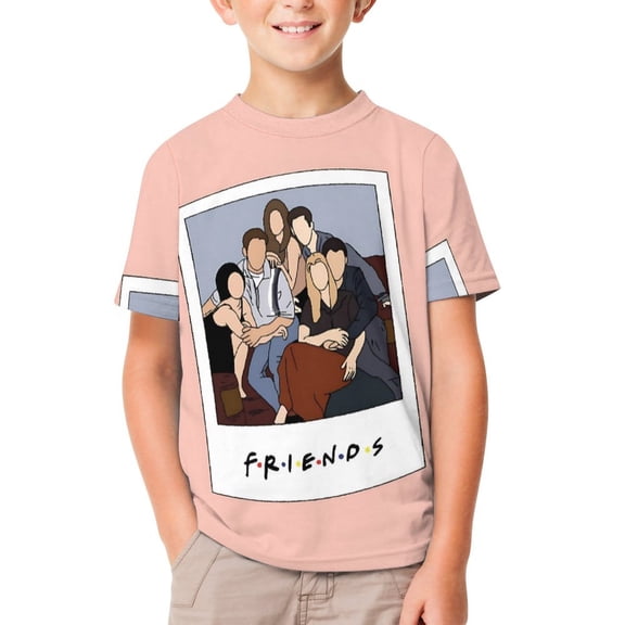 Boys Girls Friend TV Show T-Shirts 3D Graphic Shirts Kids Youth Short Sleeve Tees