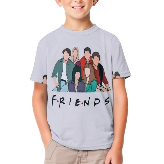 Boys Girls Friend TV Show T-Shirts 3D Graphic Shirts Kids Youth Short Sleeve Tees