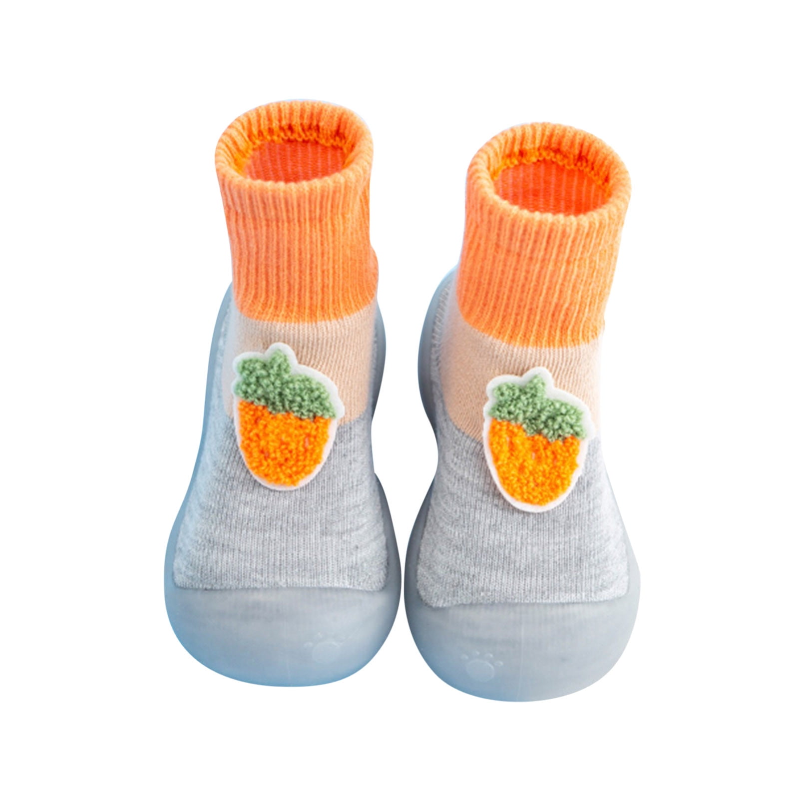 Boys Girls Fruit Pattern Socks Shoes Toddler WarmThe Floor Socks Non