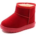 thumbnail image 1 of Boys Girls Fur Lined Snow Boots Outdoor Warm Winter Flat Shoes(Toddler/Little Kid), 1 of 5