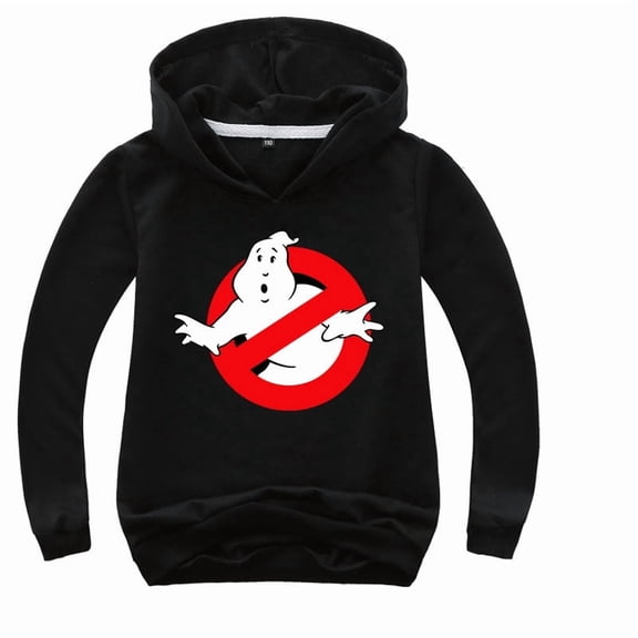 Boys Girls Ghostbusters Pullover Sweatshirts Hooded Casual Long Sleeve Hoodie Tops for Spring,Fall
