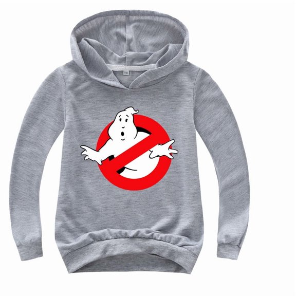 Boys Girls Ghostbusters Pullover Sweatshirts Hooded Casual Long Sleeve Hoodie Tops for Spring,Fall