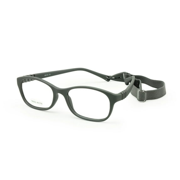 Boys Girls Glasses Frame Size 48 Strap One-piece Glasses Cord No Screw Flexible Children Eyeglasses Age 4-6Yrs