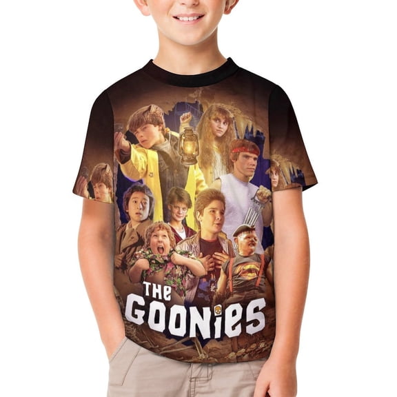 Boys Girls Gooni-,e T-Shirts 3D Graphic Shirts Kids Youth Short Sleeve Tees