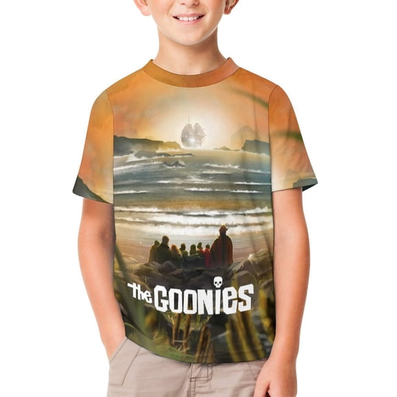 Boys Girls Gooni-,e T-Shirts 3D Graphic Shirts Kids Youth Short Sleeve Tees