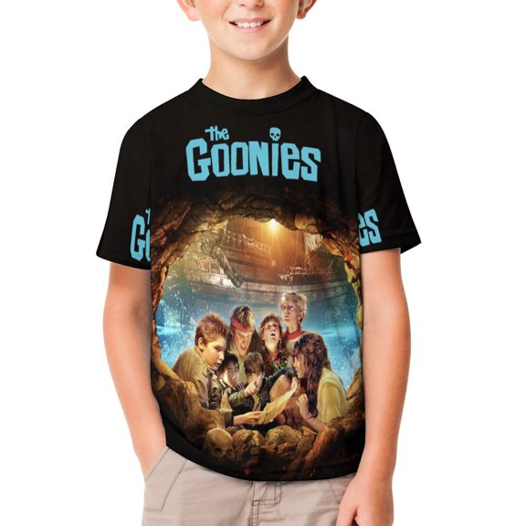 Boys Girls Gooni-,e T-Shirts 3D Graphic Shirts Kids Youth Short Sleeve Tees
