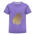 thumbnail image 1 of Boys Girls Gradient Flame Preston Playz Graphic T-Shirt – Cool Preston Design Cotton Tee for Fan Gift Top, 1 of 4