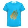 thumbnail image 1 of Boys Girls Gradient Flame Preston Playz Graphic T-Shirt – Cool Preston Design Cotton Tee for Fan Gift Top, 1 of 3