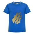 thumbnail image 1 of Boys Girls Gradient Flame Preston Playz Graphic T-Shirt – Cool Preston Design Cotton Tee for Fan Gift Top, 1 of 4