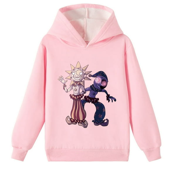 Boys Girls Graphic Brushed Hoodie Sweatshirts,Lightweight Pullover Tops sundrop and moondrop Hoodies