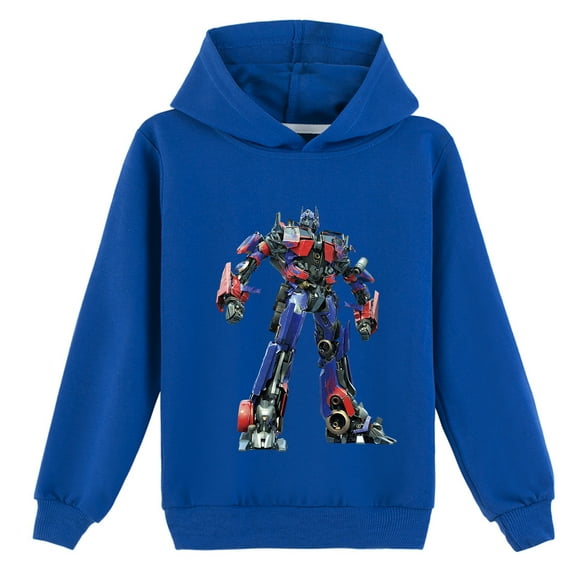 Boys Girls Graphic Transformers Hoodies Pullover Kids Casual Printing Sweatshirt with a Hood Clothings