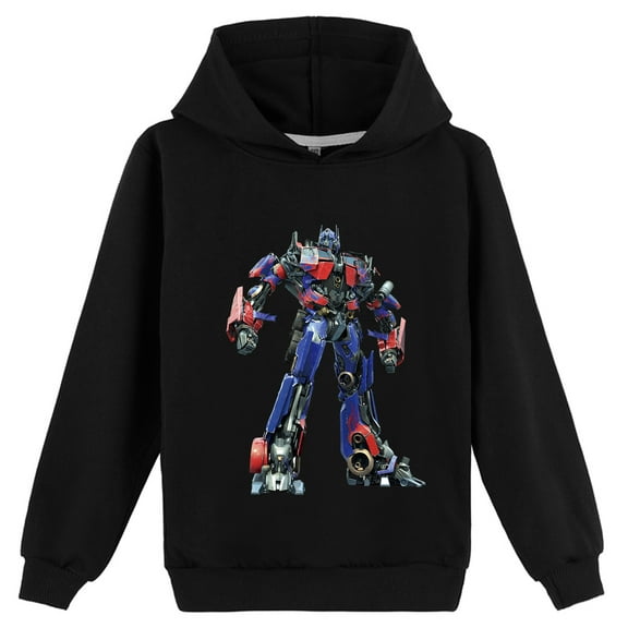 Boys Girls Graphic Transformers Hoodies Pullover Kids Casual Printing Sweatshirt with a Hood Clothings