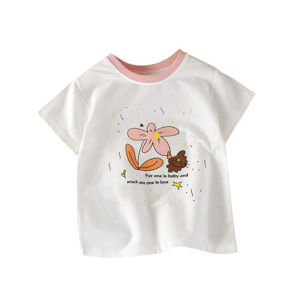 Boys Girls Happy Birthday T-Shirt Toddler Short Sleeve Birthday Shirts Tees Little Kids Cute Letter Print Top Outfit 2nd 3rd 4th 5th 6th 7th 8th Birthday Gift Tees