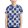 thumbnail image 1 of Boys Girls Hello Kitty Shirt Graphic T-Shirt Crewneck Short Sleeve 3d Colorful Tops Tees, 1 of 7